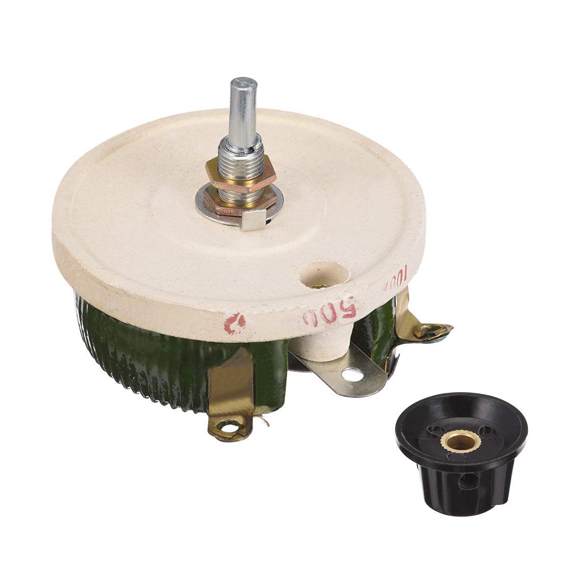 Potenziometro Ceramico A Filo Avvolto 100W 1K Ohm | Reostato Variabile Con Manopola | Per Dimmer, Motori E Controlli Industriali