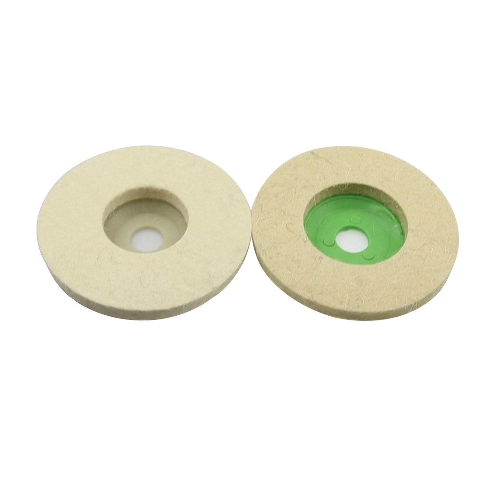 1pc Diameter 4inch/100mm Wool Felt Fine Polishing Angle Grinder Flap Disc DUO ER (Grit : Fine)