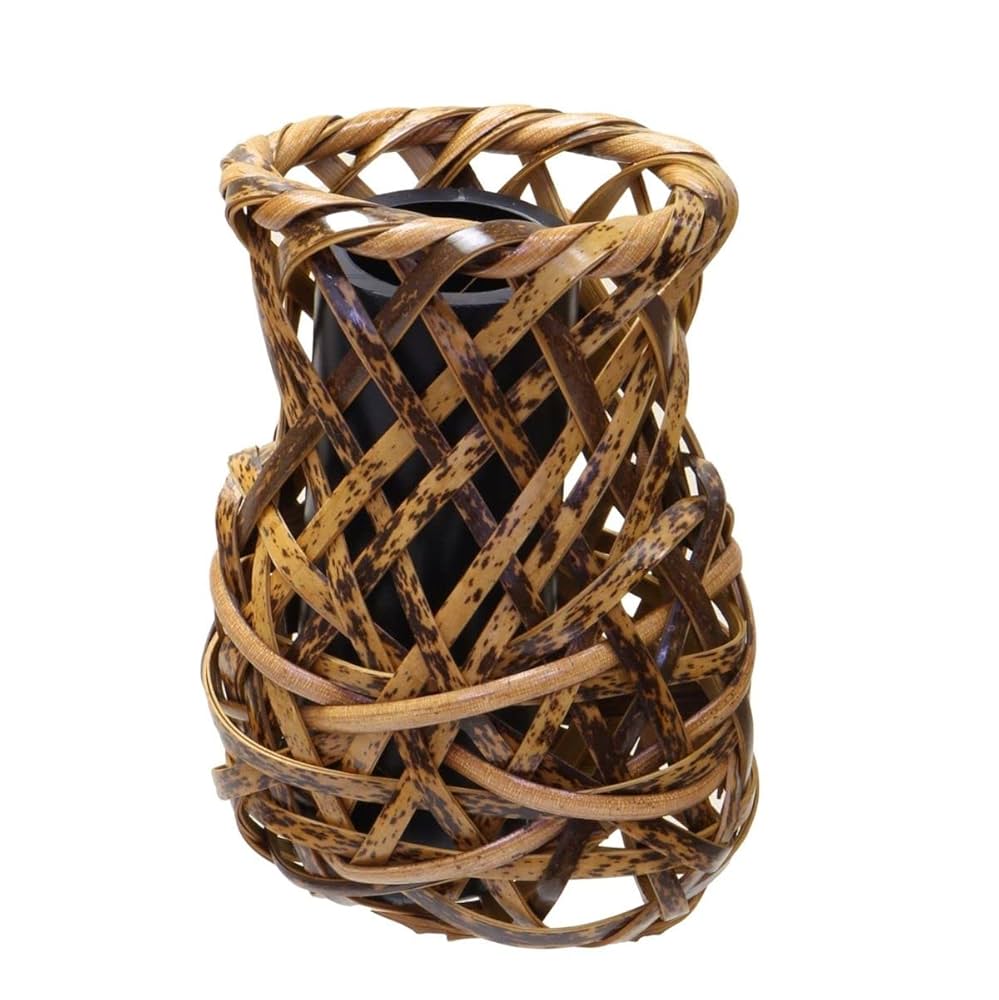 斑竹 網籠 花入 美品(A916) 斑竹 網籠 花入 美品(A916)