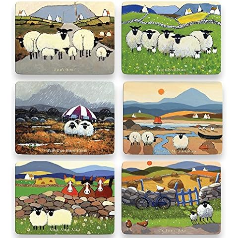 The Whimsical World of Thomas Joseph Cork Backed Placemat Sets, Set 1 Cover