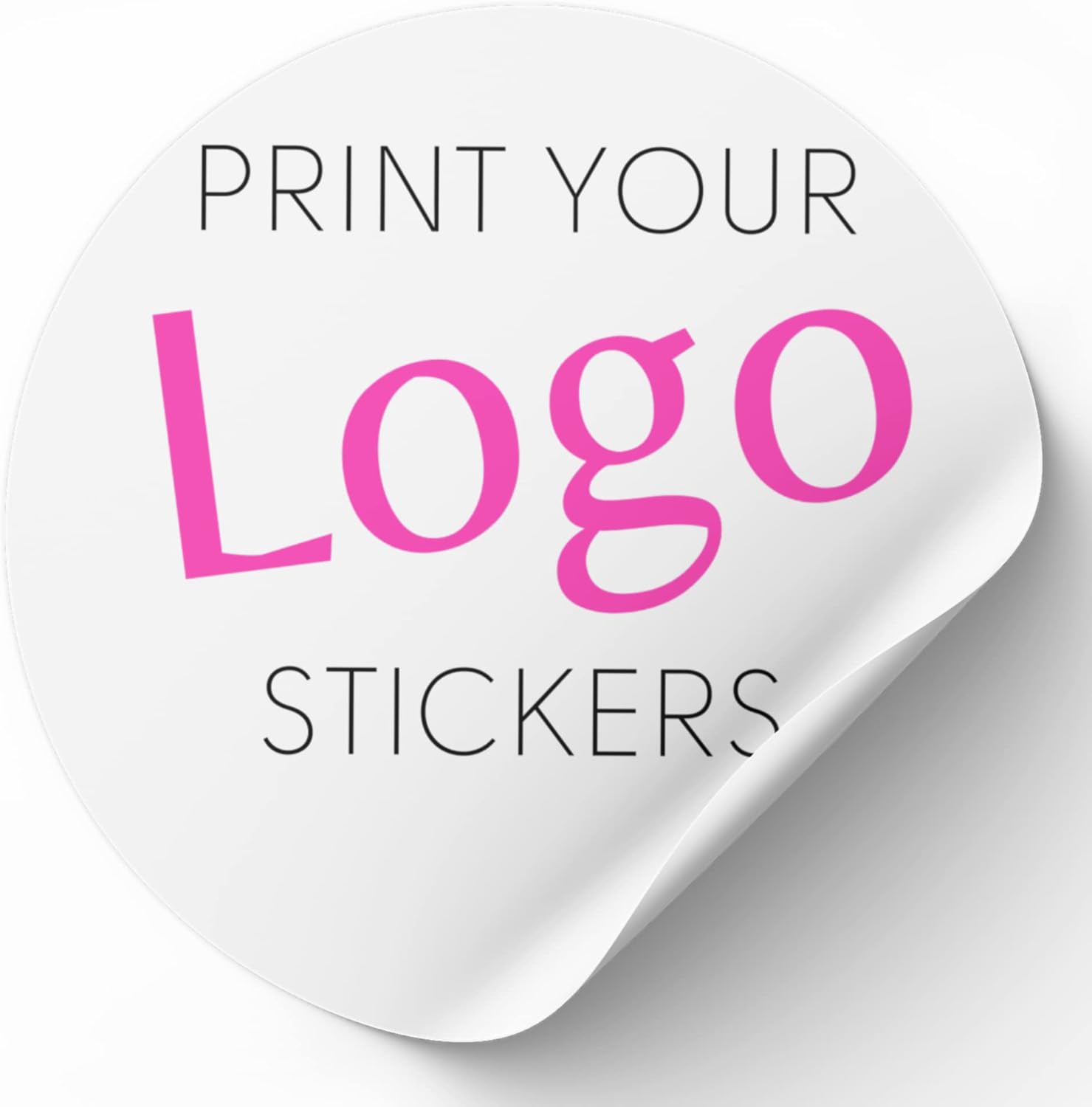 Personalised Stickers Labels, Circle Stickers, Customised Stickers