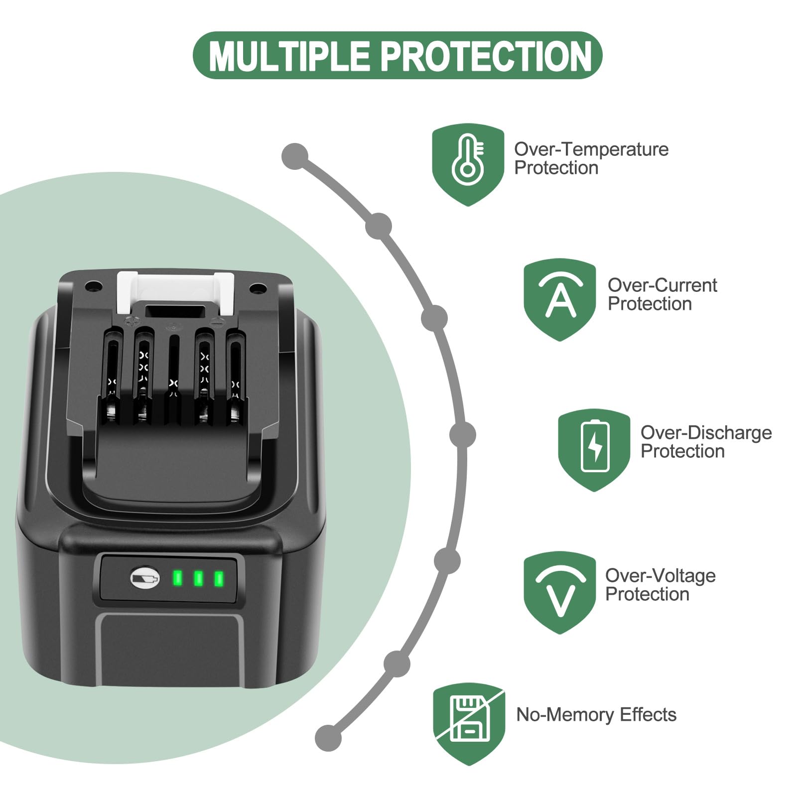 Batteria Litio Makita 12V 3.0Ah - Ricambio Per BL1021B, BL1015, BL1020B, BL1041B, BL1016 - Foto 13