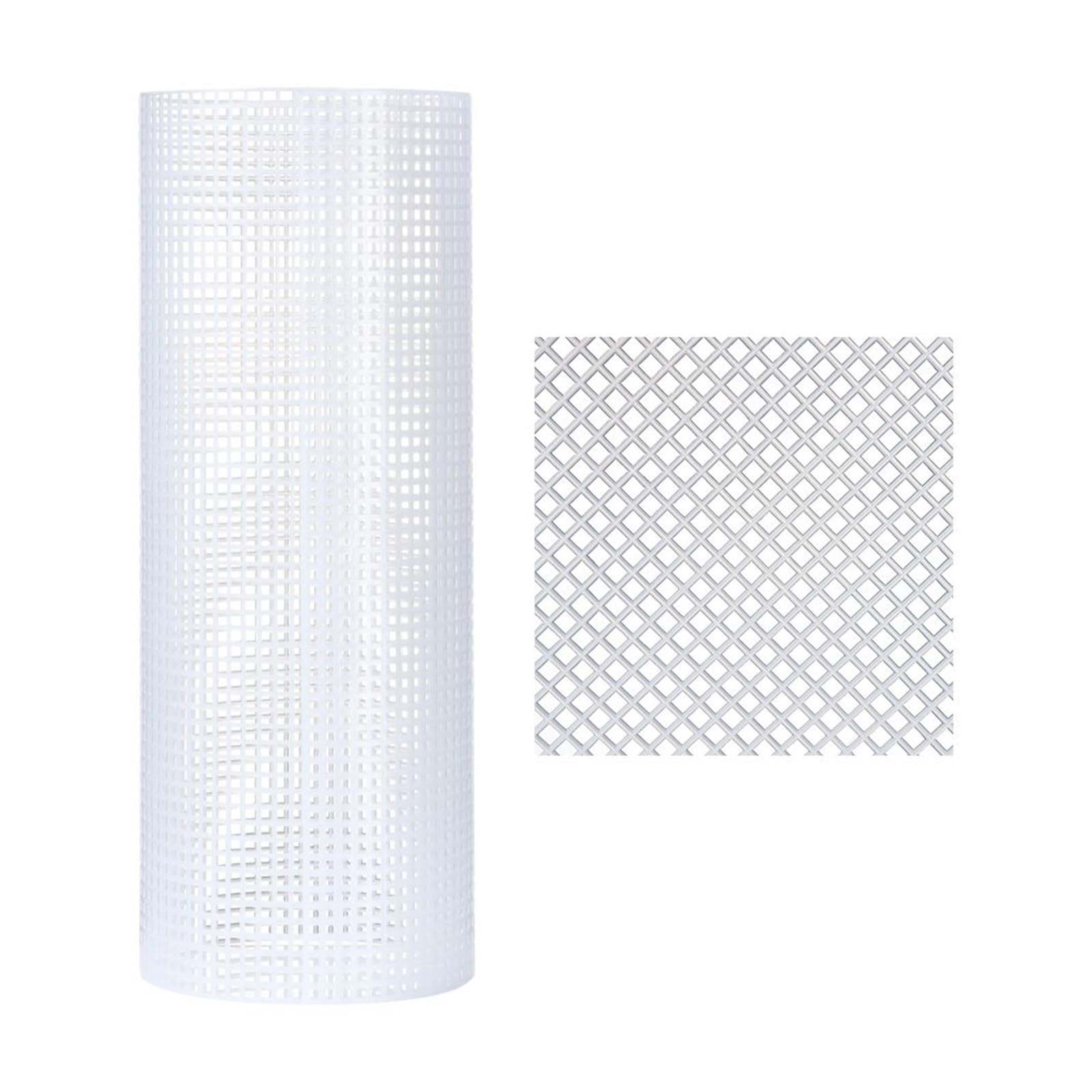 Plastikowe płótno do haftu igłowego, Plastikowa tkanina siatkowa Materiały do ​​rękodzieła DIY Wielokolorowe 2 rozmiary siatki(Large Grid)