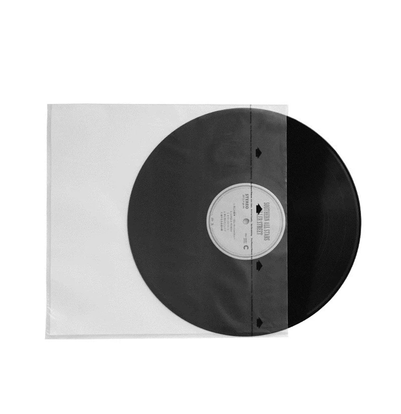 20 Pezzi di Buste di Carta for Dischi in Vinile LP, 3,5 Mil di Spessore, Buste Interne antistatiche for Dischi in Vinile LP da 12'' Manicotti Interni per Dischi in Vinile(No Words)