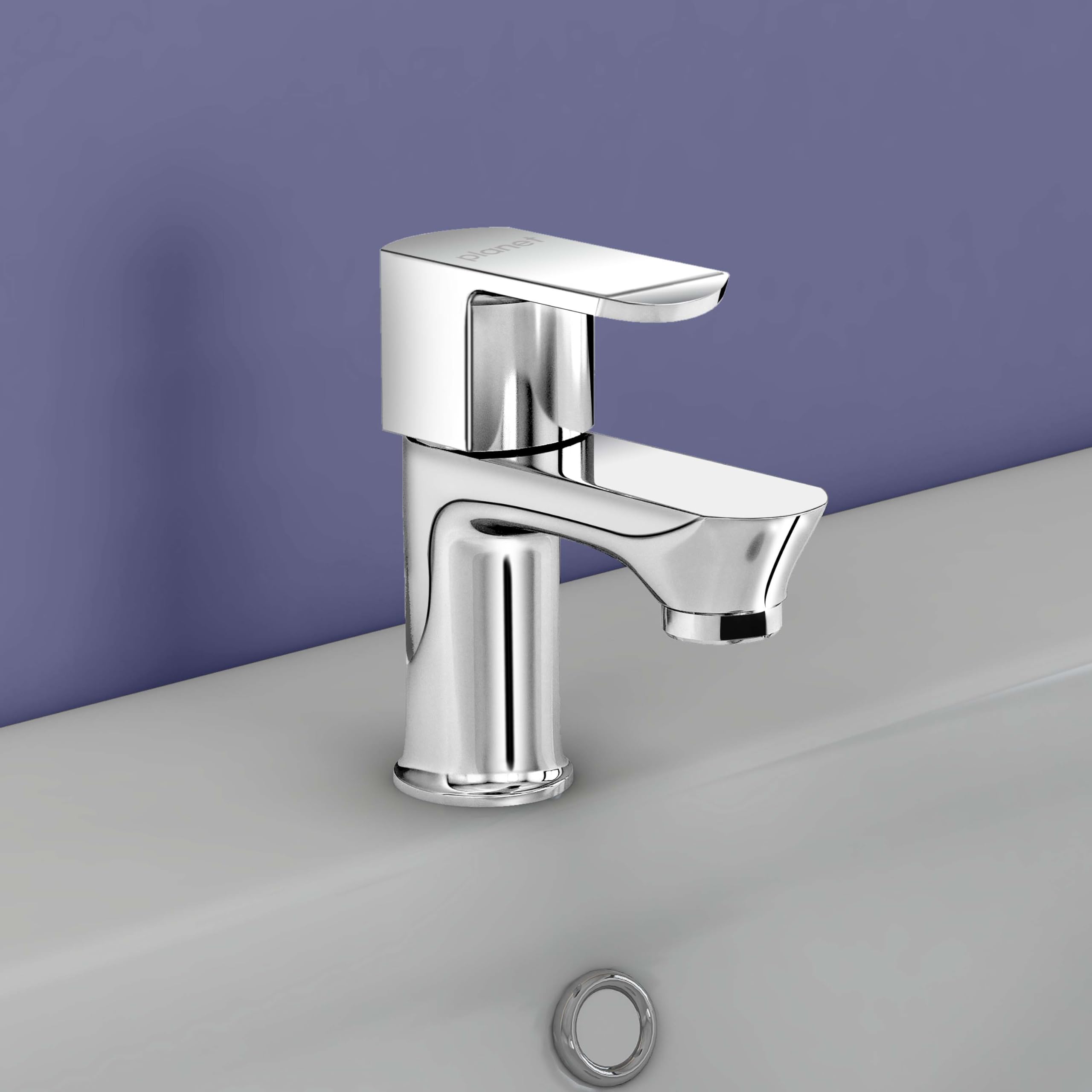 Planet Single Lever Pillar Cock tap for wash Basin/Quarter Turn washbasin tap with Teflon Tape/Table top Basin tap (Kroma-Chrome) (B0CYL17345) Amazon Price History, Amazon Price Tracker