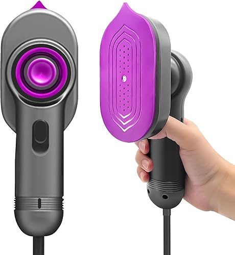 Yowcaw Plancha de viaje con vaporizador portátil de vapor para ropa, plancha de vapor de mano giratoria de 90, mini planchado portátil para ropa,