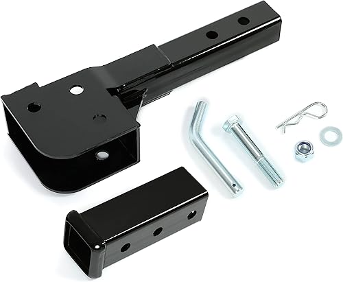 Miniatura 7 de HECASA Adaptador de enganche receptor plegable de 2 pulgadas compatible con enganches de remolque de 2 pulgadas de peso de lengua de hasta 500