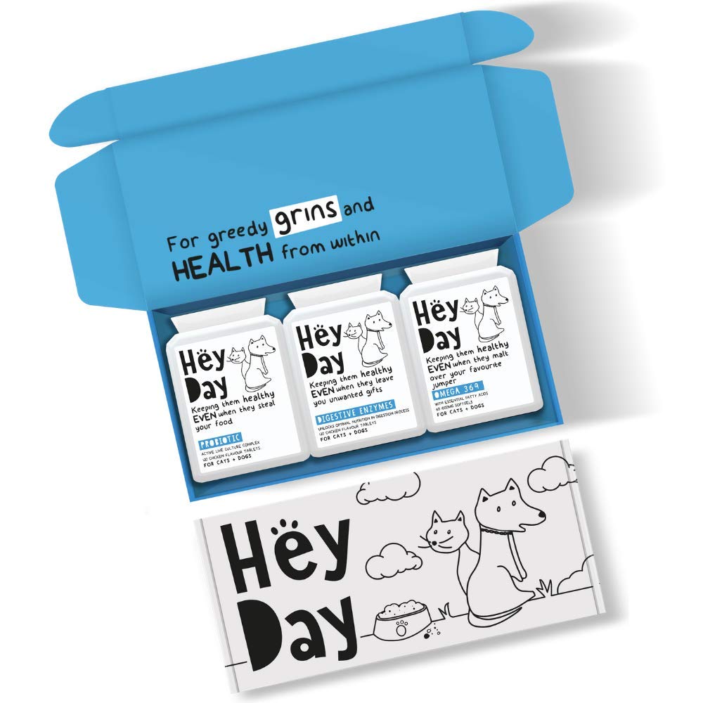 Hey DayPets Immune Support Bundle Box - Immunity Health Supplements for Dogs - Formulated with Healthy Probiotics – Natural Ingredients – Essential Immune Support for Dogs (300 tablets)