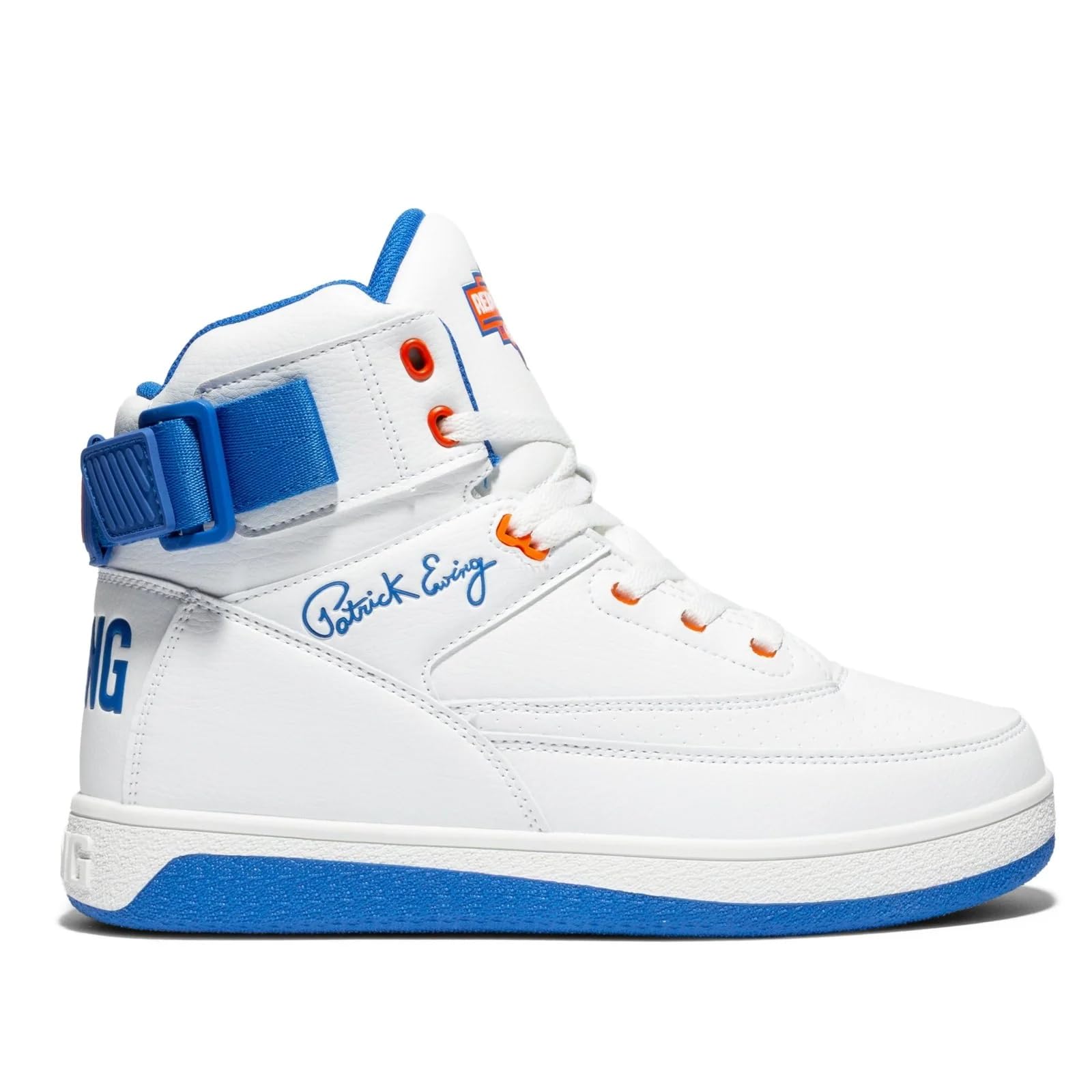 PATRICK EWING Athletics 33 HI x Orion Hybrid White Blue Orange High-Top Sneakers