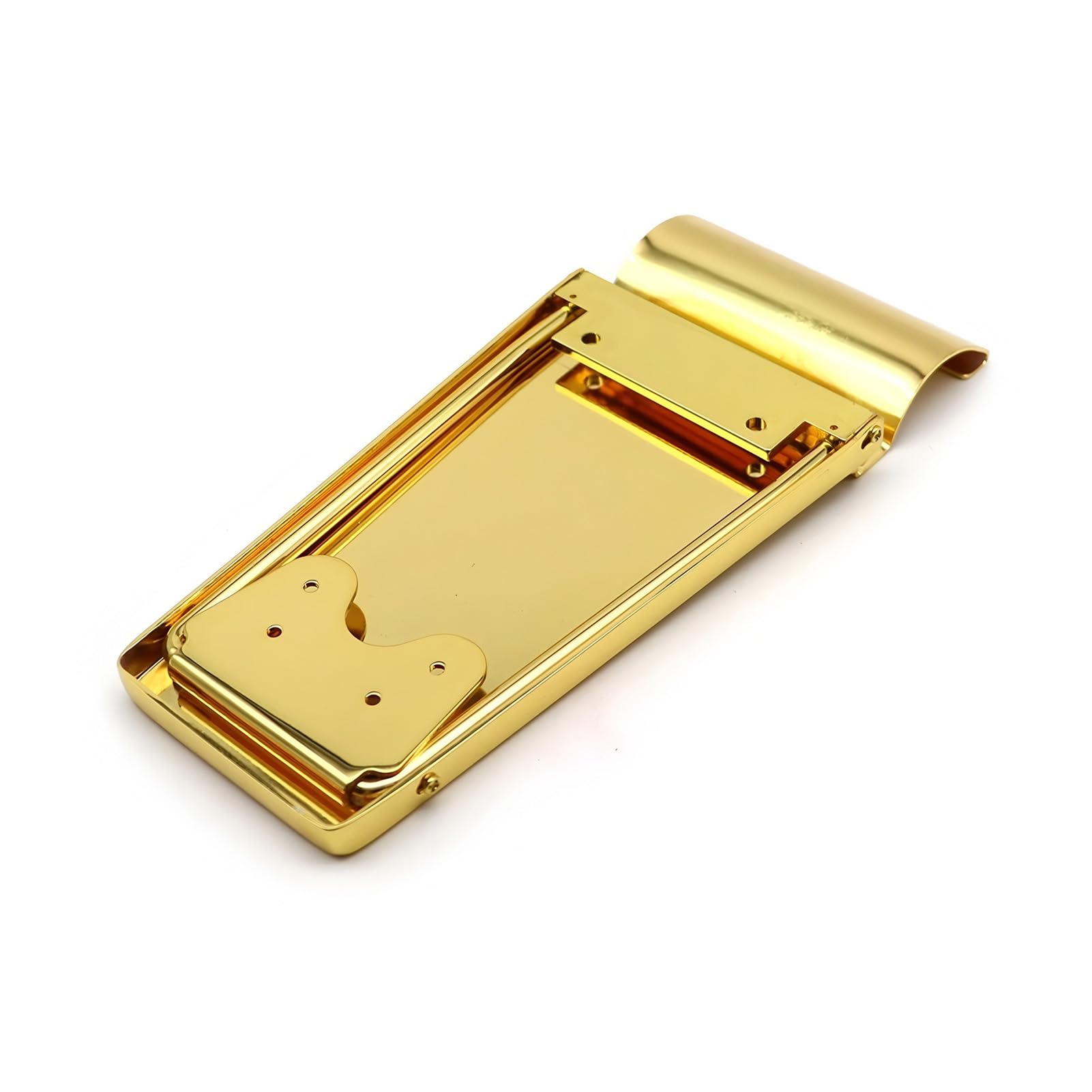 Generic Gitara Elektryczna Tremolo Bridge Tailpiece Solidny materiał Mosiężny dla ES SG Firebird Flying V z Ramieniem Tremolo dla Miłośników Gitary (GOLD)