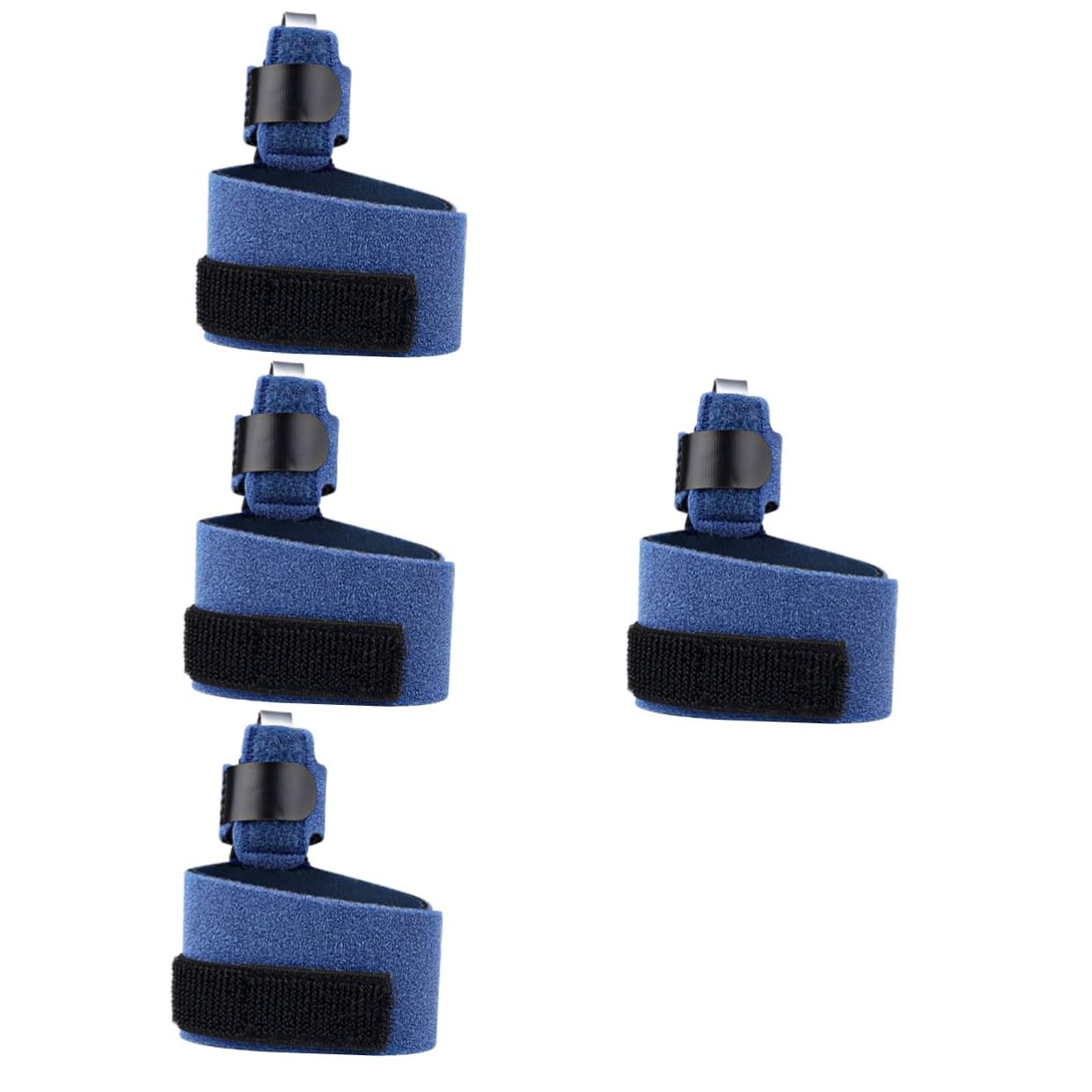 SOESFOUFU 4pcs Toe Strap Board Cuticle Wrist Spacers Wrist Brace for Carpal Tunnel Kit Foot Ingrown Toenail Ingrown Lint Shoe Filler Clippers Trimmer Pad Blue Sponge Composite Cloth