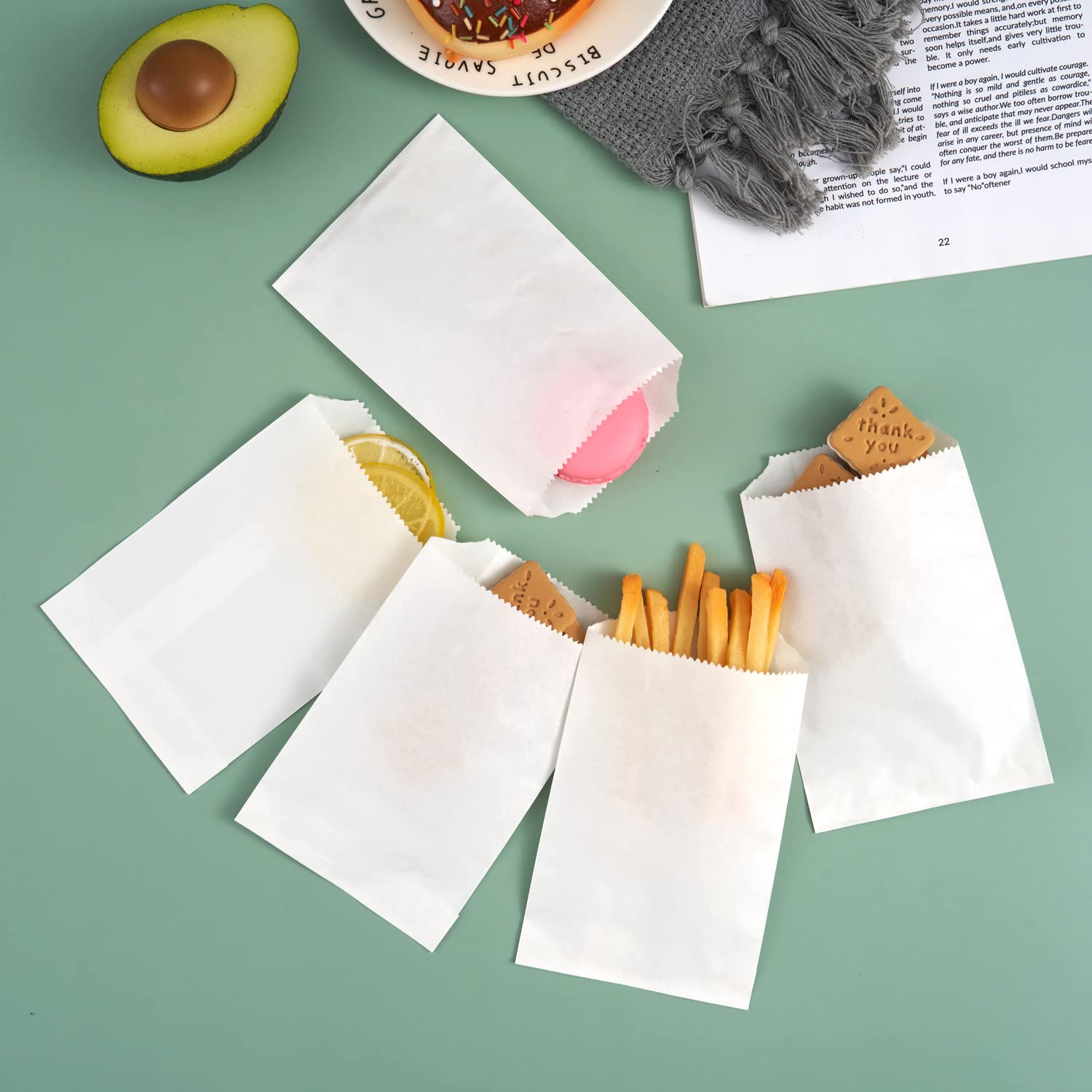 Sacchetti di carta Pakico marroni | Sacchetti di carta per dolci | Imballaggio | Pranzo | Panino