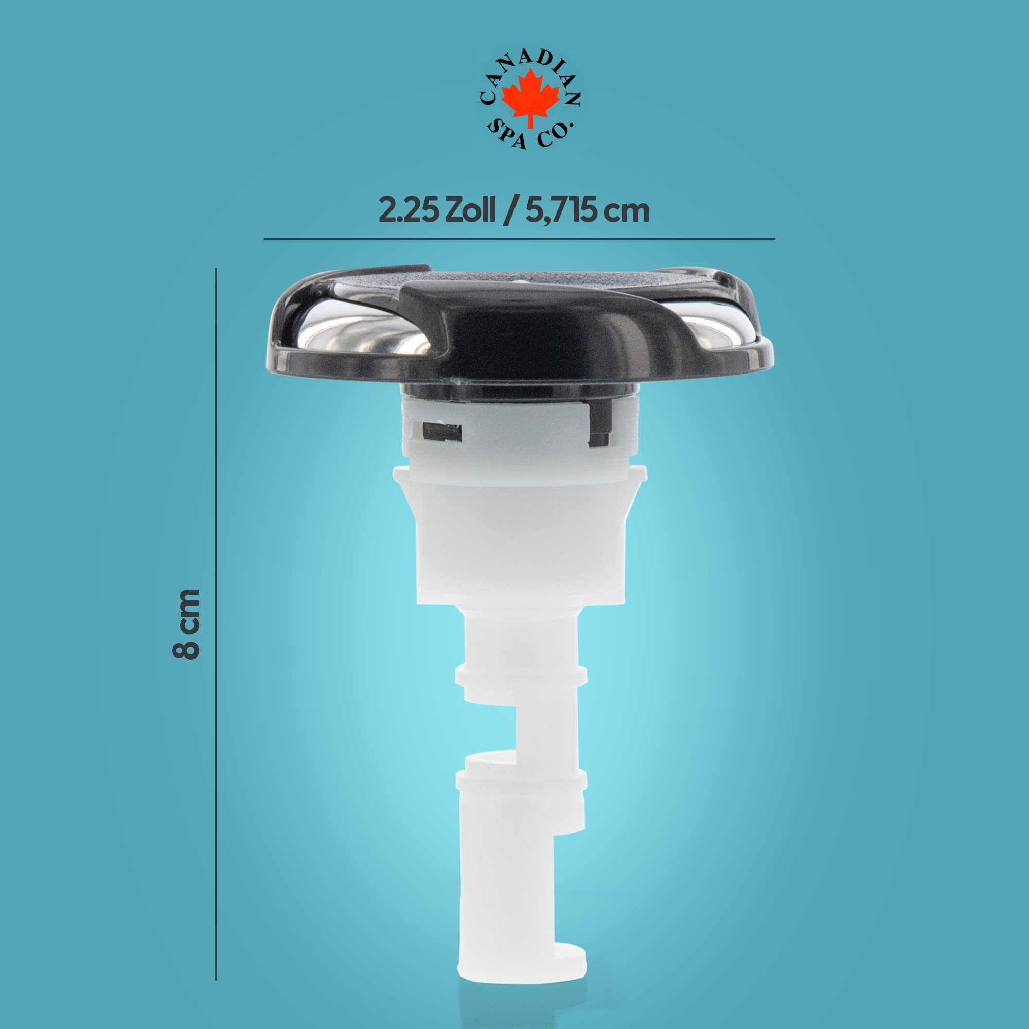 CANADIAN SPA CO. Hurricane Düse rotierend, Massagedüse Pool Ø 57 mm, Pool Zubehör