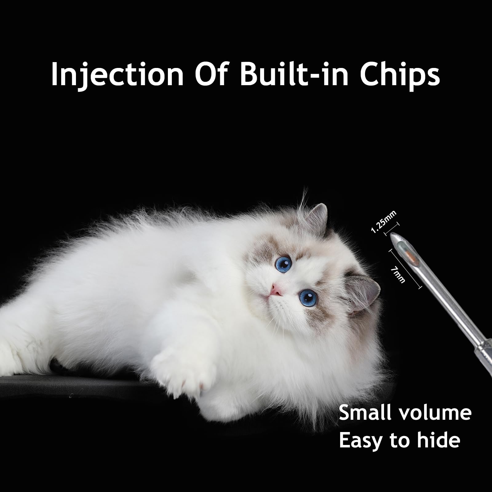 JINSHIGAO Pet Microchip, 134.2 kHz FDX-B, ISO 11784/11785 Universal Standard, 2.12 x 12 mm Animal Implant Chip for Pet Identification (Pack of 10, Size: 2.12 x 12 mm)