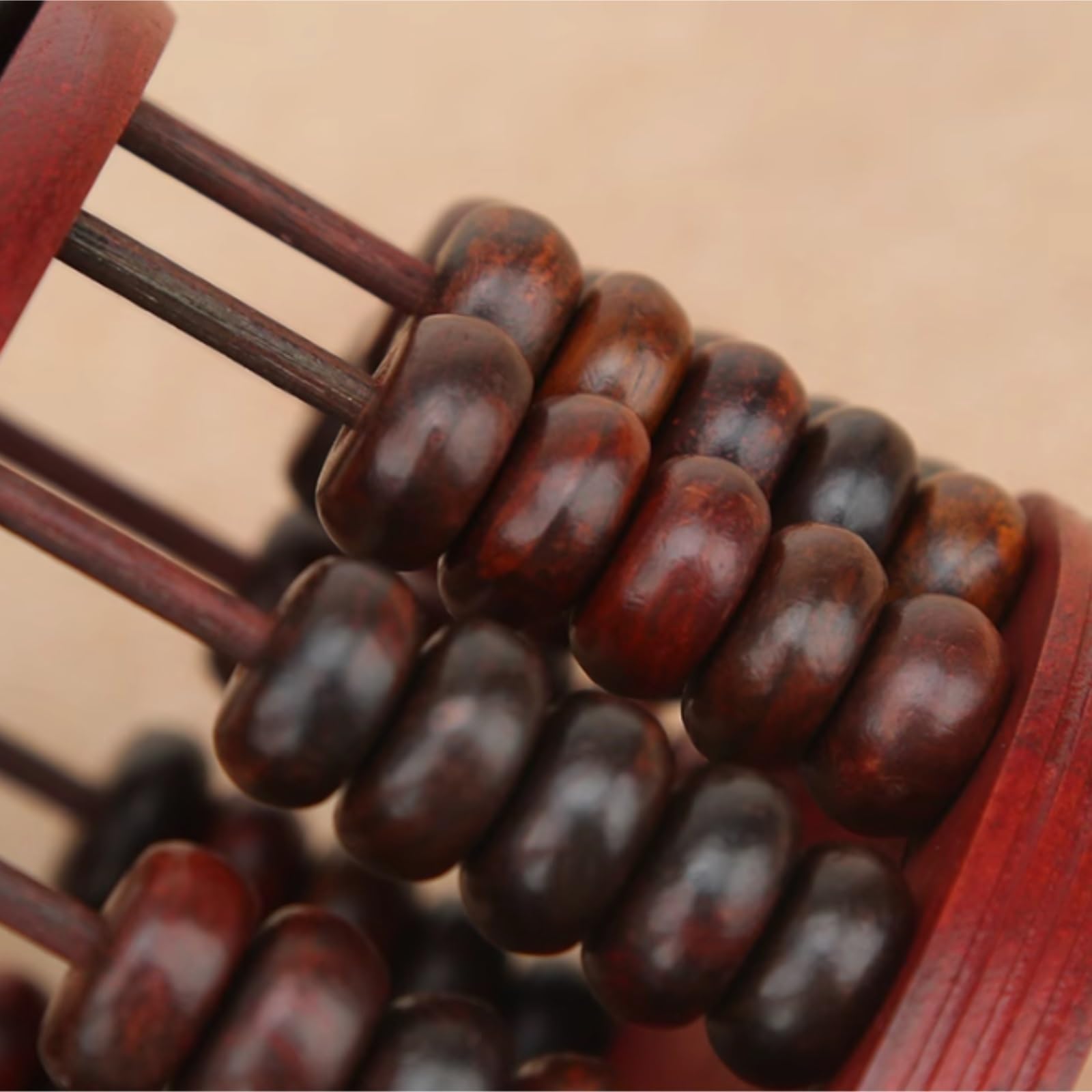 Abacus 1 Szt. Uchwyt Na Długopis Abacus Chiński Retro Rzeźba Z Drewna Sekwojowego Arytmetyczna Dekoracja Domowy Przybory Szkolne