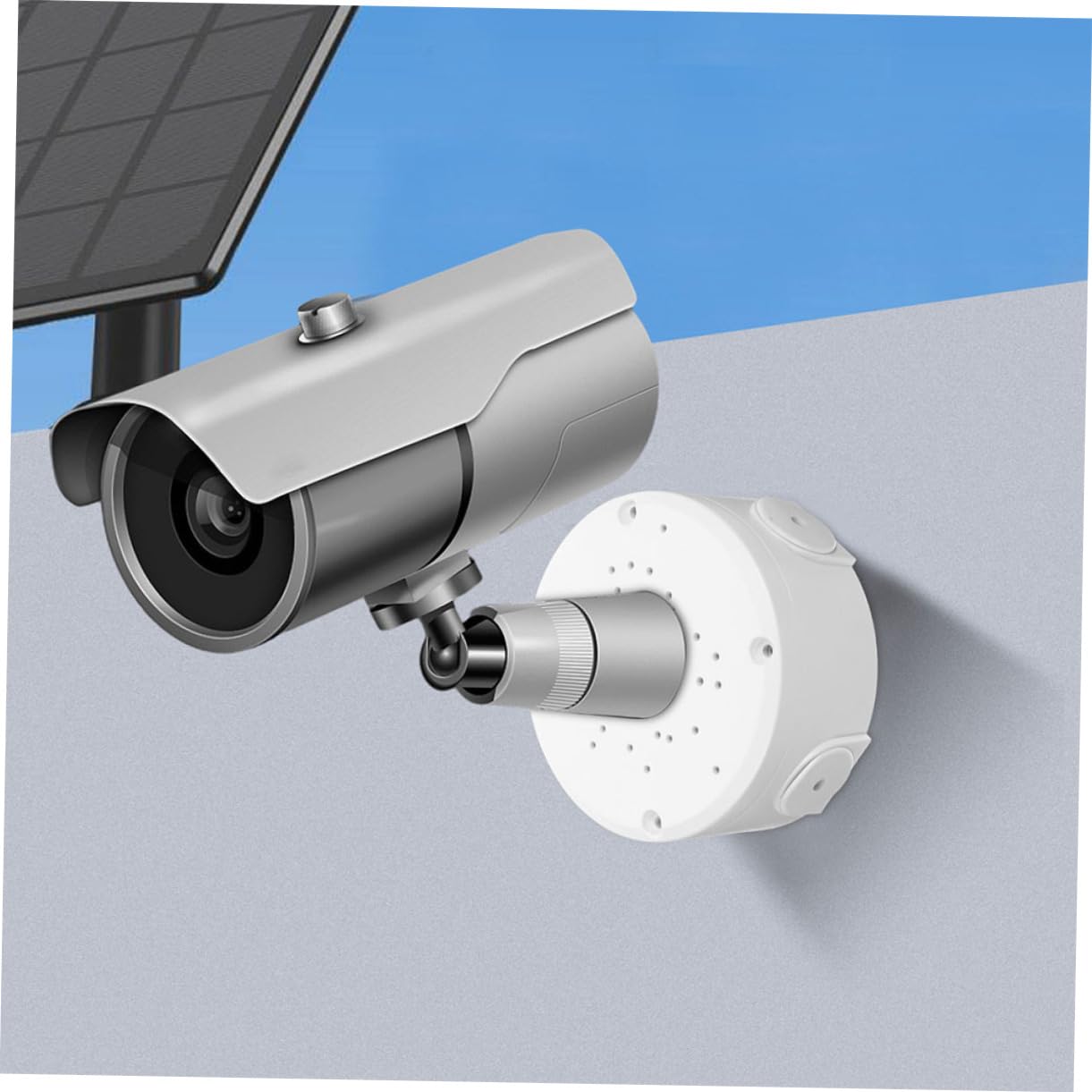 NUOBESTY 3 Set Scatola Sicurezza Per Telecamera Custodia Per Elettrici Da Montare Protezione Per Esterne E Estensione 2 Pezzi * 3