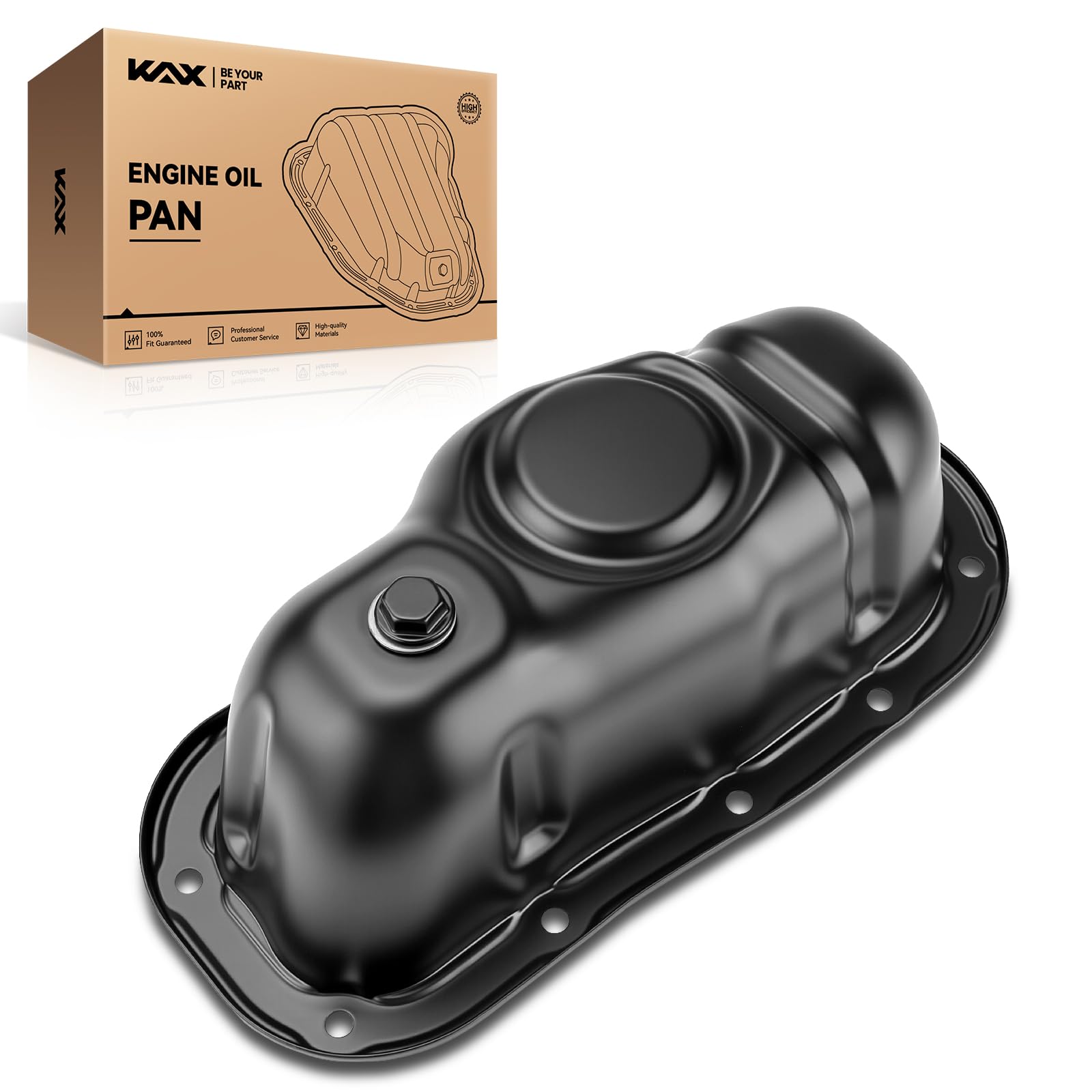 KAX 264-344 Engine Oil Pan Fit for Toyota 4Runner 4.0L 2003-2020, Toyota Tacoma 4.0L 4WD; Pre Runner 4.0L 2006-2015, Tacoma TRD Pro 2015, Toyota FJ Cruiser 4WD; Tundra 4.0L 2007-2014