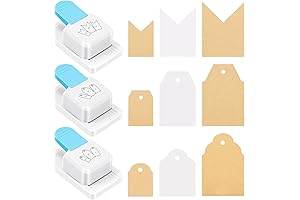 3 in 1 Universal Paper Gift Card Punch DIY Craft Punches, 1.5\"...