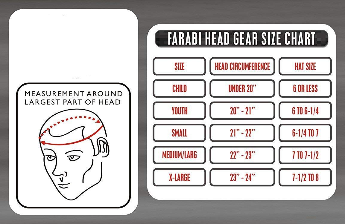 Farabi Sports Boxe Capo Guardia del Casco protettore di addestramento di MMA PRO Full Face, Protezione guancia Copricapo Vera Pelle