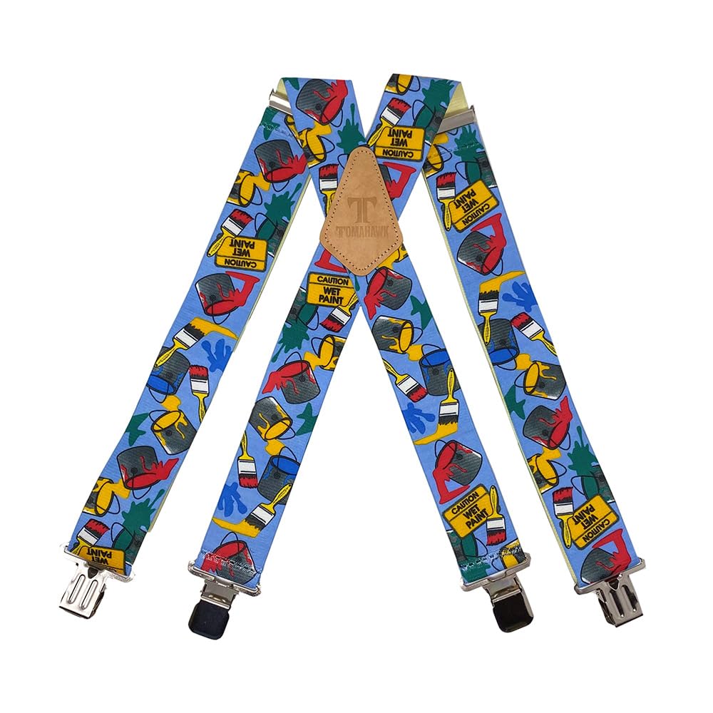 Tomahawk Tools Unisex Painter Tomahawk Heavy Duty Braces, Adjustable, Suspenders, Strong Clasp (Painter)