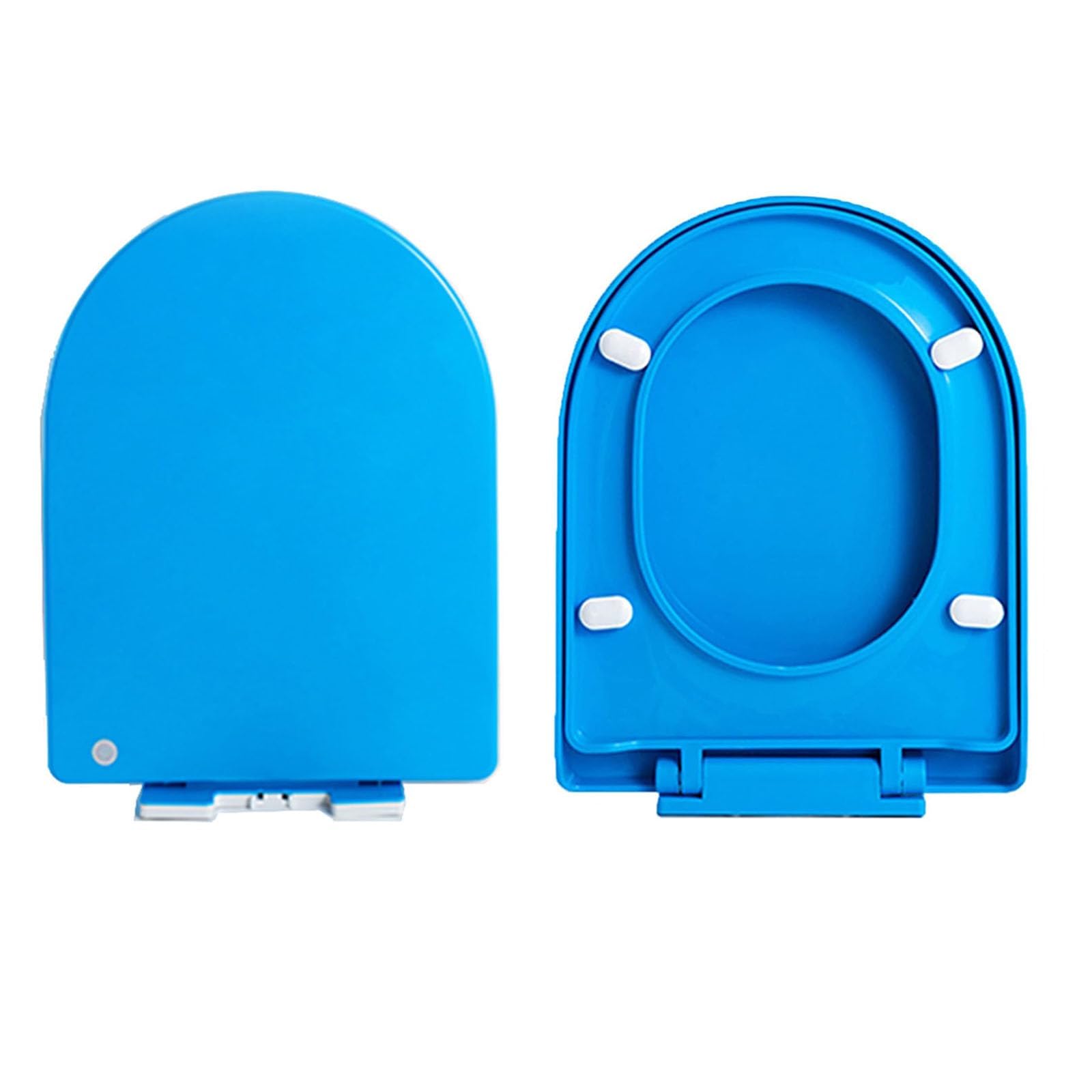 Quick Release Hinges, Easy Material, Adjustable, Lightweight, Durable, Portable, User-Friendly, Compact, Clean, Orange, Soft, Close, Toilet, seat