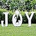 Teak Isle Christmas Joy Nativity Yard Sign. Weatherproof Outdoor Christmas Decor. Made in USA, Durable Materials, Simple Assembly, Compact Storage. White. Solid Plastic
