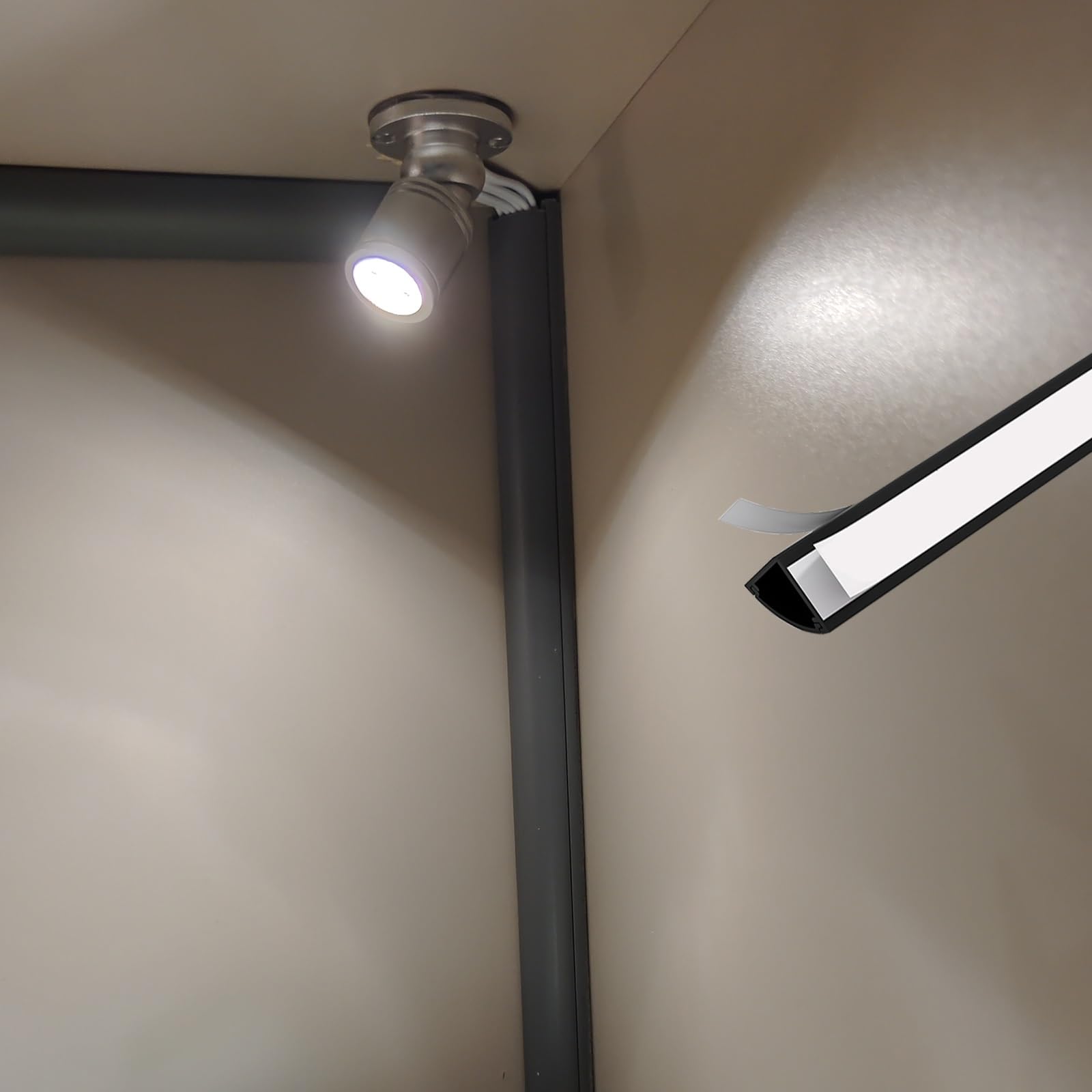 Copricavi Raccogli Cavi Canalina Passacavi Tubi Protettivi Per Cavi Elettrici Angolari Da Parete A Soffitto Per Luce, Canali Organizer Per Cavi Di Alimentazione Da 1 A 15 Pezzi E Gestione Dei Cavi In