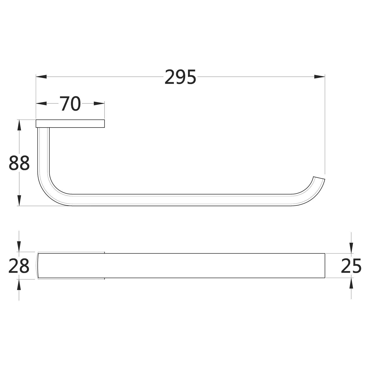Toallero de pared de latón envejecido para baño, acabado cepillado, soporte para toallas, color dorado