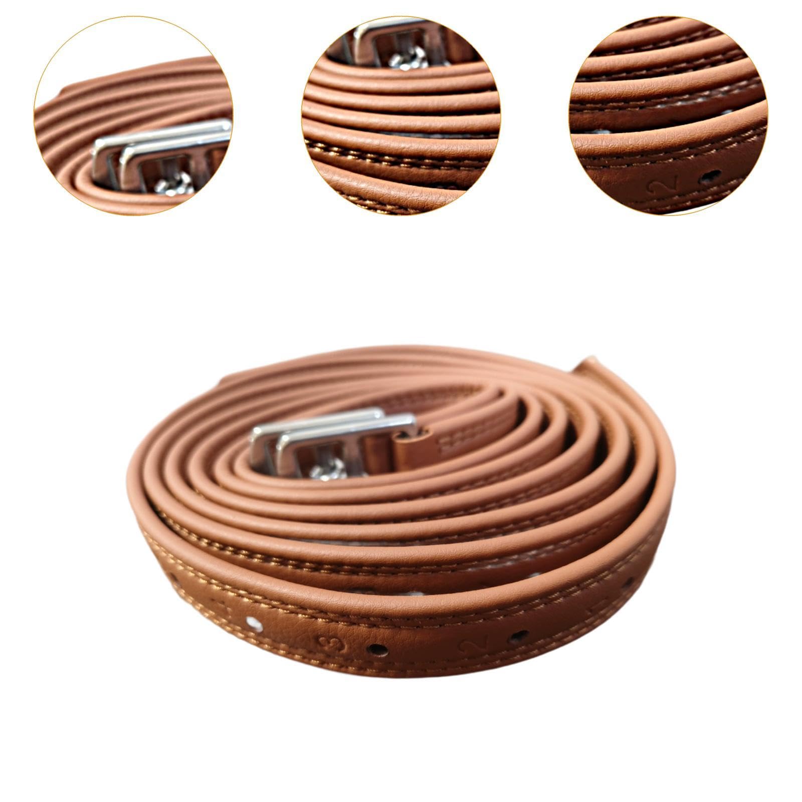 Juego de 2 Estribos con Hebillas de Acero Inoxidable, Longitud de 1.4 M, Equipo Ecuestre