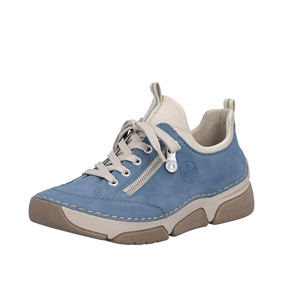 Rieker Women's 45973 Slippers, Blue, 36 EU