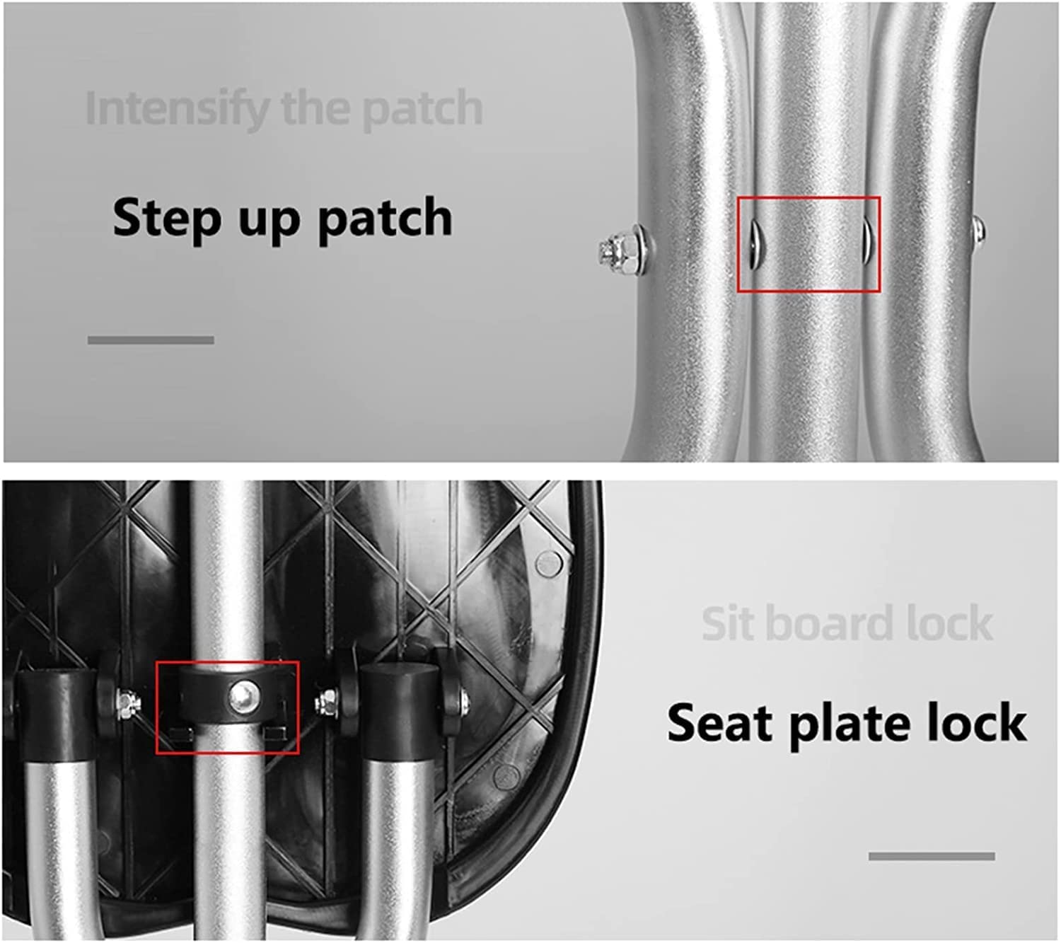 PAASHE Muletas con Asiento, trípode de Aluminio Ligero, Bastones para Caminar, bastón Plegable, Bastones de Ancianos