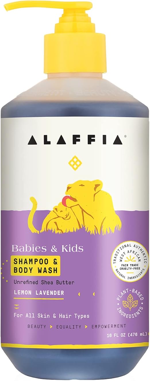 Amazon Alaffia Everyday Shea Shampoo & Body Wash for Babies and Up