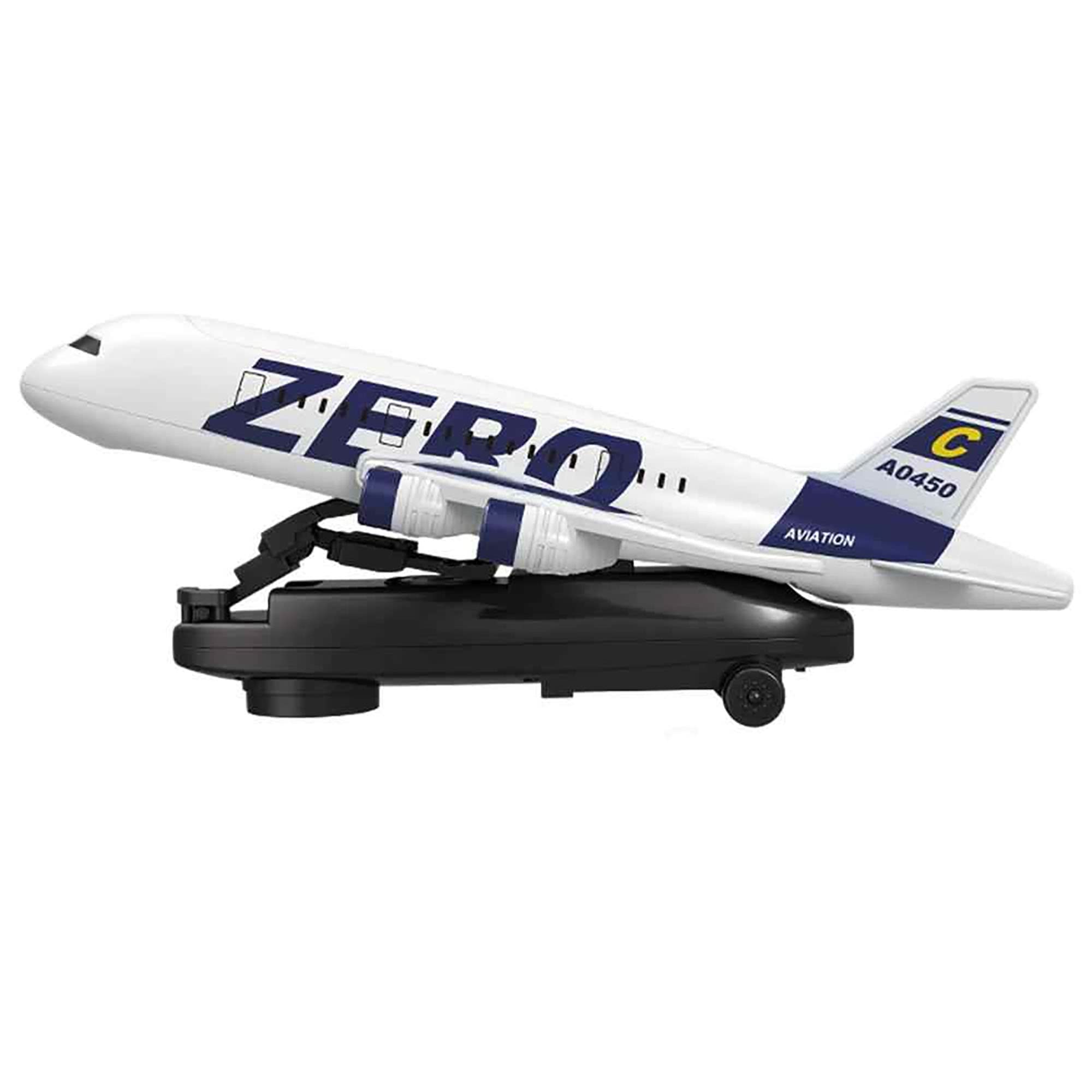 EQUIPAGECART Led Aero Plane Toy Airplane Airbus with Light & Sound for Boys & Girls Kids, Zero Aircraft Toy for Kids