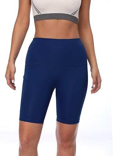 Miniatura 3 de NELEUS Women's 3 Pack Athletic Shorts for Biker Running Workout with Pocket