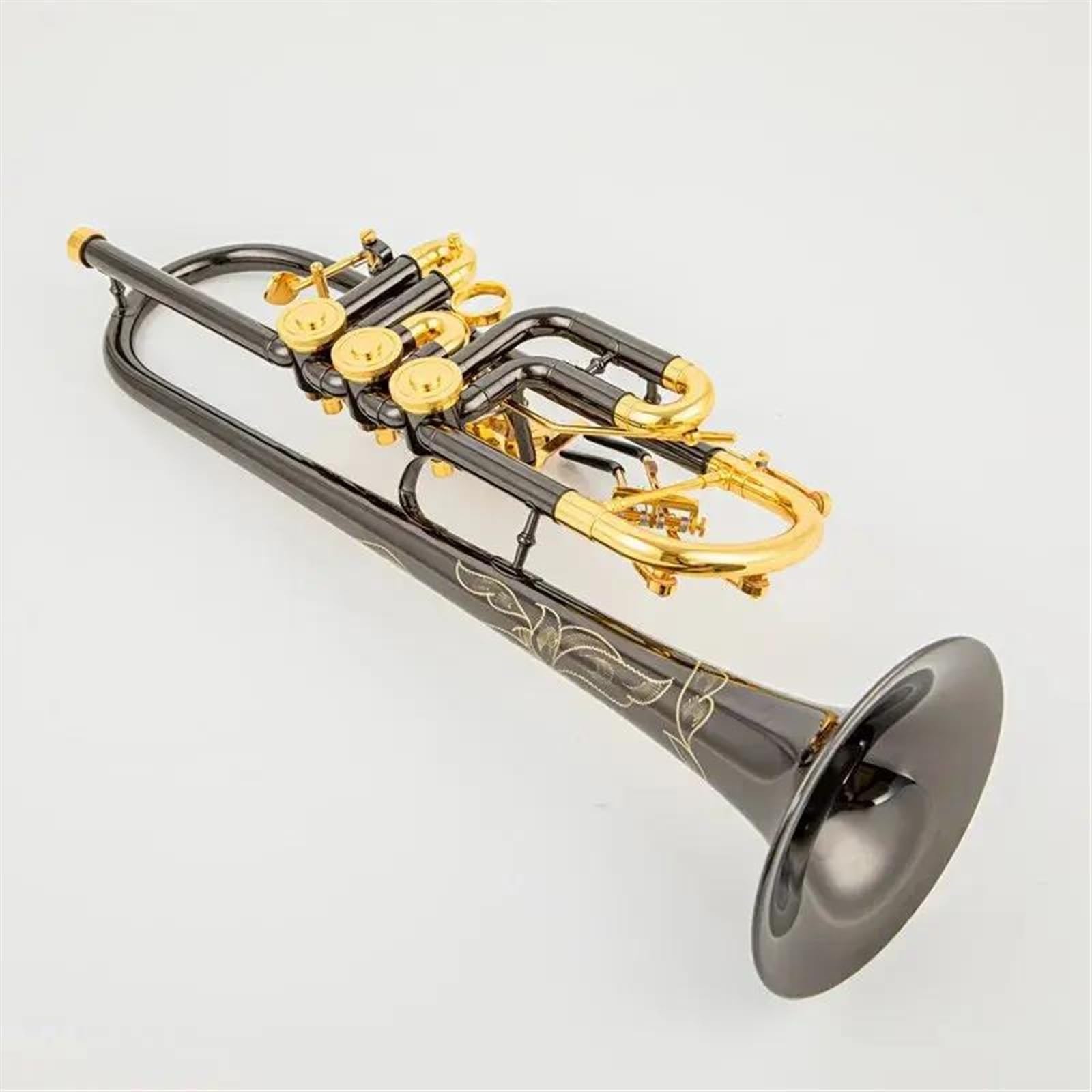 Tromba Standard Per Principianti Tromba Sib Valvola Rotativa Tipo Si Piatto Ottone Chiave Piatta Tromba Professionale Strumenti Musicali