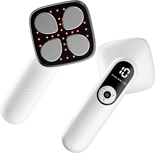 Miniatura 1 de Depsoul Masajeador de espalda mejorado, masajeador corporal de mano para mujeres y hombres para vientre, cintura, brazo, pierna, trasero