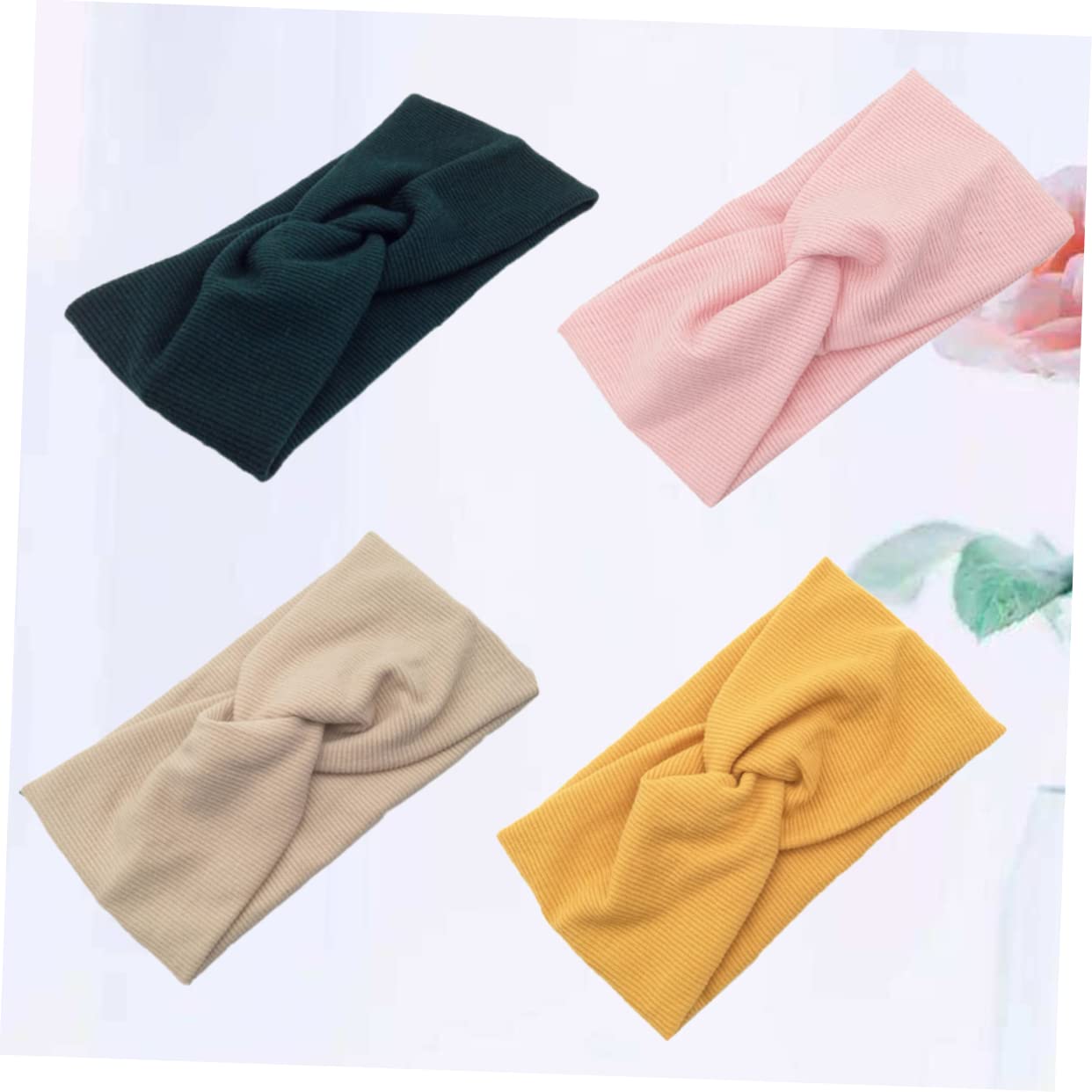 12 Pz Avvolgere La Testa Del Nodo Bohémien Criss Attorcigliata Bandane Per Le Donne Per Il Trucco Impacco Per La Testa Yoga Elastico Copricapo Mancare