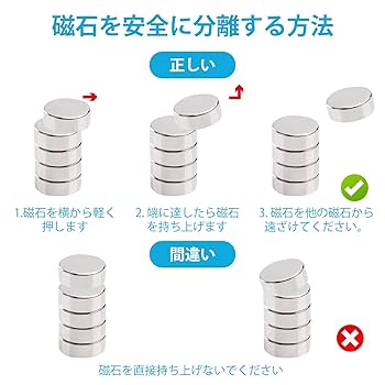 Amazon.co.jp: BOCHUANG 50個セット超強力 マグネット 丸型