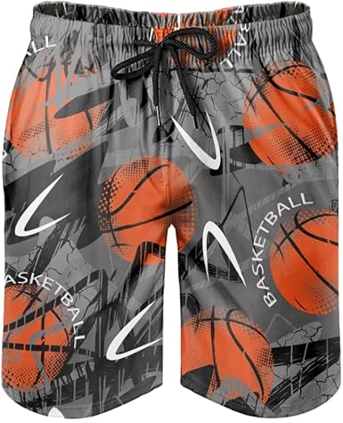 Ceeheyy Basketball Mens Swim Trunks 