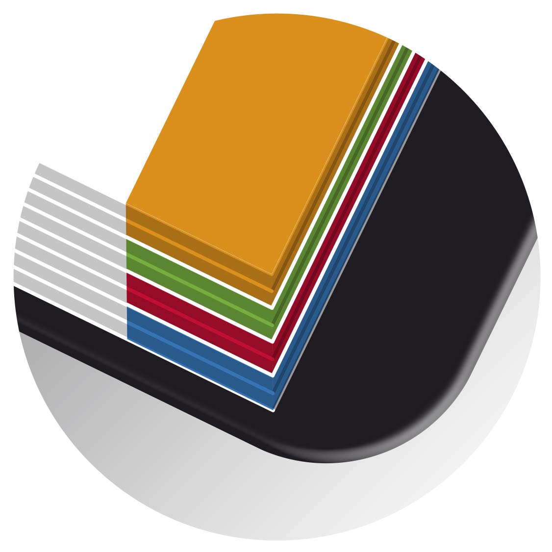 Oxford 400037408 ProjectBook Cahier à Spirales Format A4+ 200 Pages Grands Carreaux Seyès Couverture Polypro Couleur Aléatoire, 235 x 300 (Lot de 2)