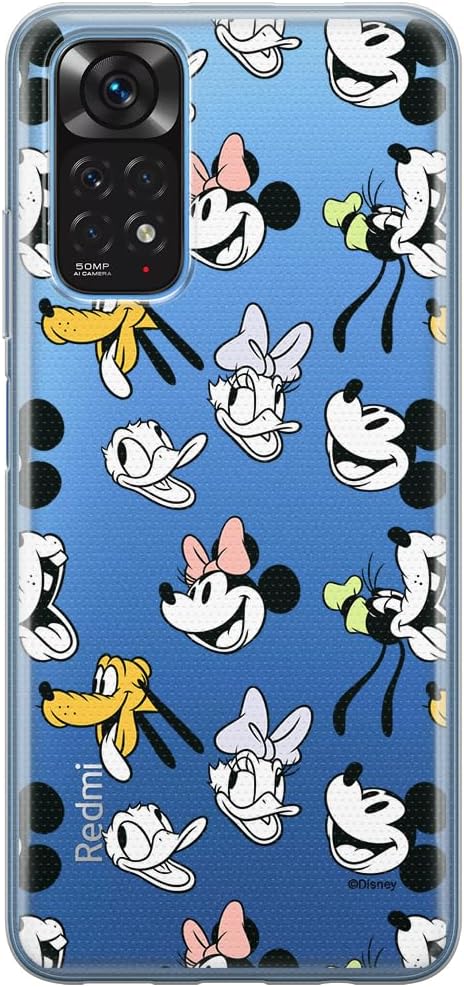ERT GROUP Mobile Phone case for Xiaomi REDMI Note 11 5G/11S 5G/11T 5G/Poco M4 PRO 5G Original and Officially Licensed Disney Pattern Disney Friends 005, Partially Transparent