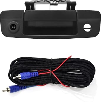 Dasaita Tailgate Handle Reverse Camera, Fit for Dodge Ram 1500 2500 3500 2009-2017 OEM Replacement, AHD 1080P Rear View Camera Backup Camera with Wiring Harness, 170 Wide Angle, IP68 Waterproof