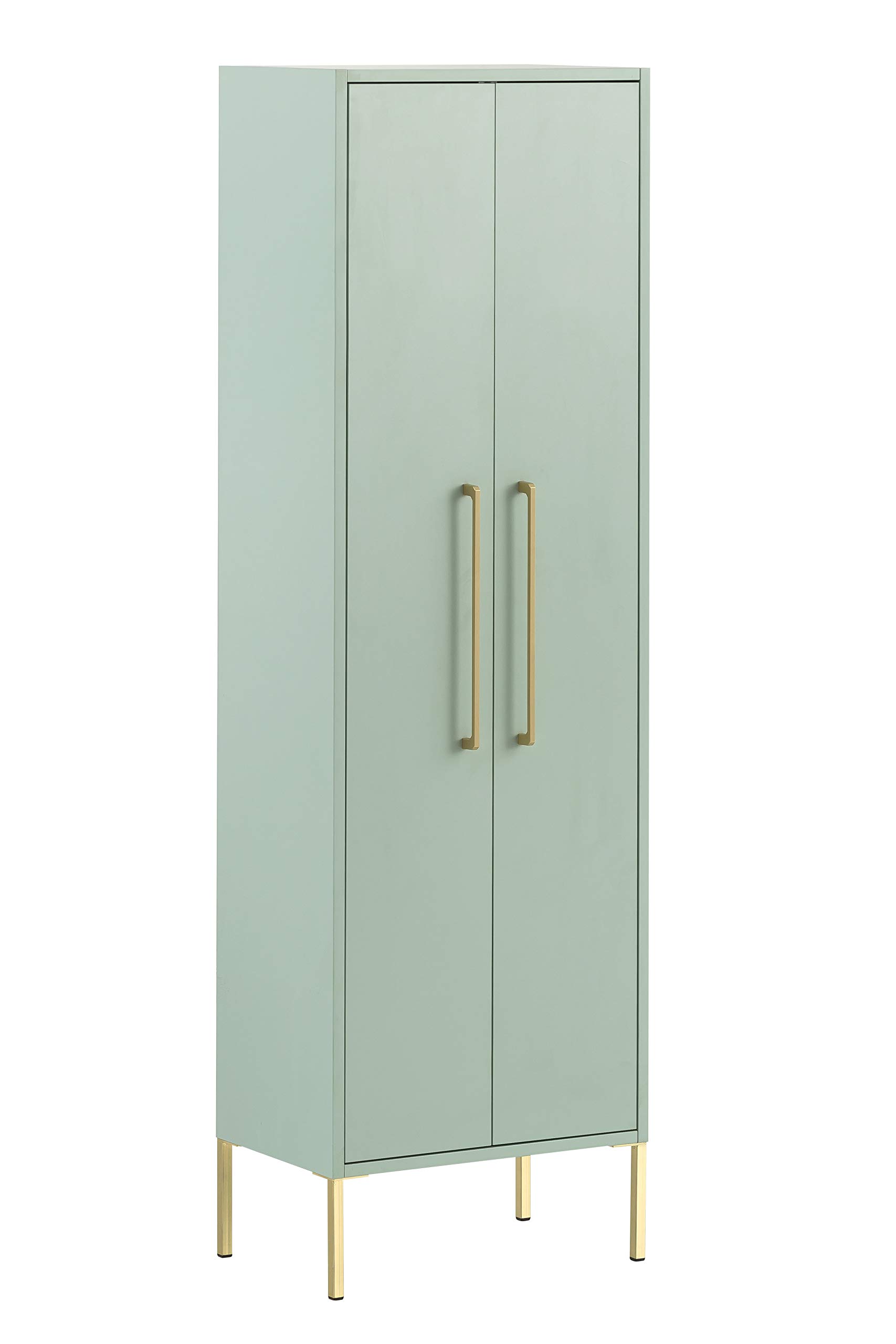 Schildmeyer Gloria Highboard 146637, Mint/Gold, 2 Türen