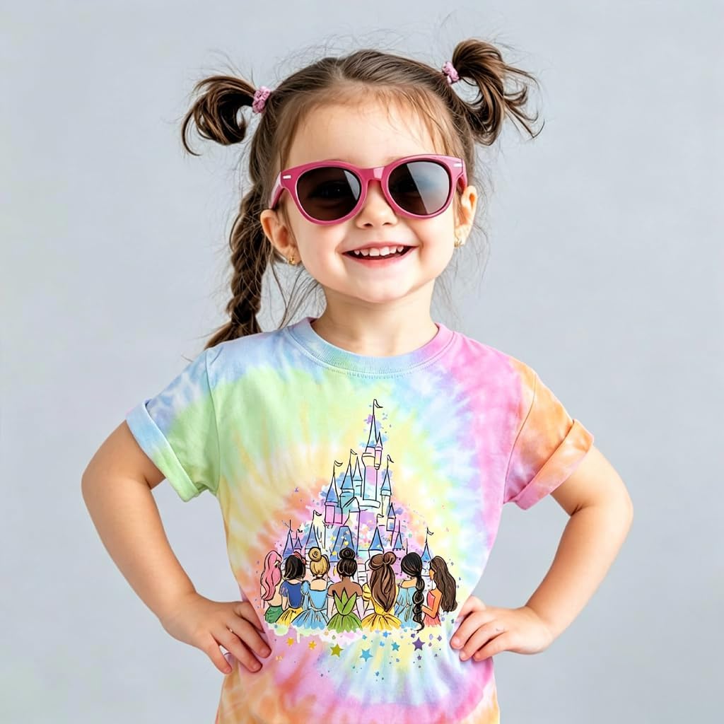 Magical Shirt for Girl: Magic Kingdom Prinecess Tshirt Princess Shirts Youth Girls Cute Family Vacation Trip Tee