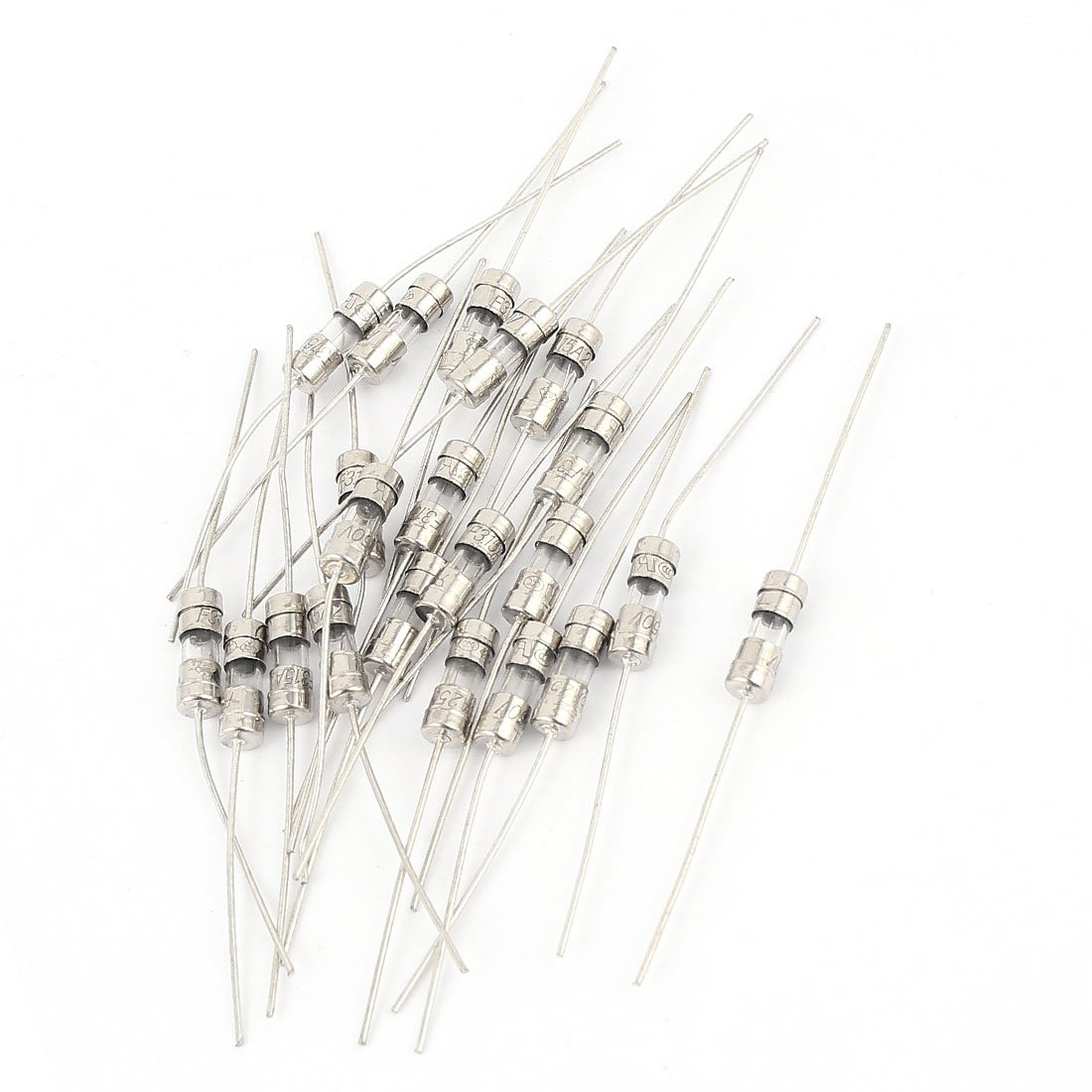 Aexit 40 Pcs 125V 5A Fast Blow Axial Lead Ceramic Fuse – 4mm X 11mm For Circuit Overload Protection