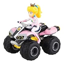 Carrera – 370200999X RC Nintendo Mario Kart 8 Peach Quad – Super Mario Kart Radiocomandato – Mini Macchine Mario Kart Auto con Telecomando, Toys Super Mario per Bambini e Adulti