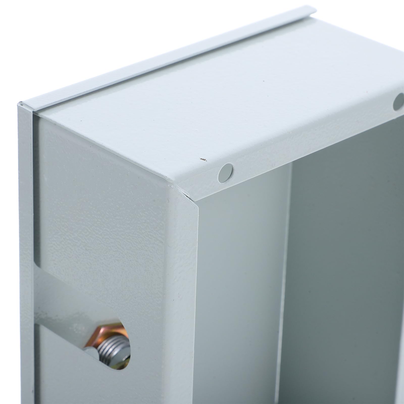 Scatola di Prese in Ferro Bloccabile 2 Posti per Esterni, Copertura Resistente alle Intemperie per Prese Elettriche da Parete, Protezione Sicura per Ricarica Veicoli Elettrici