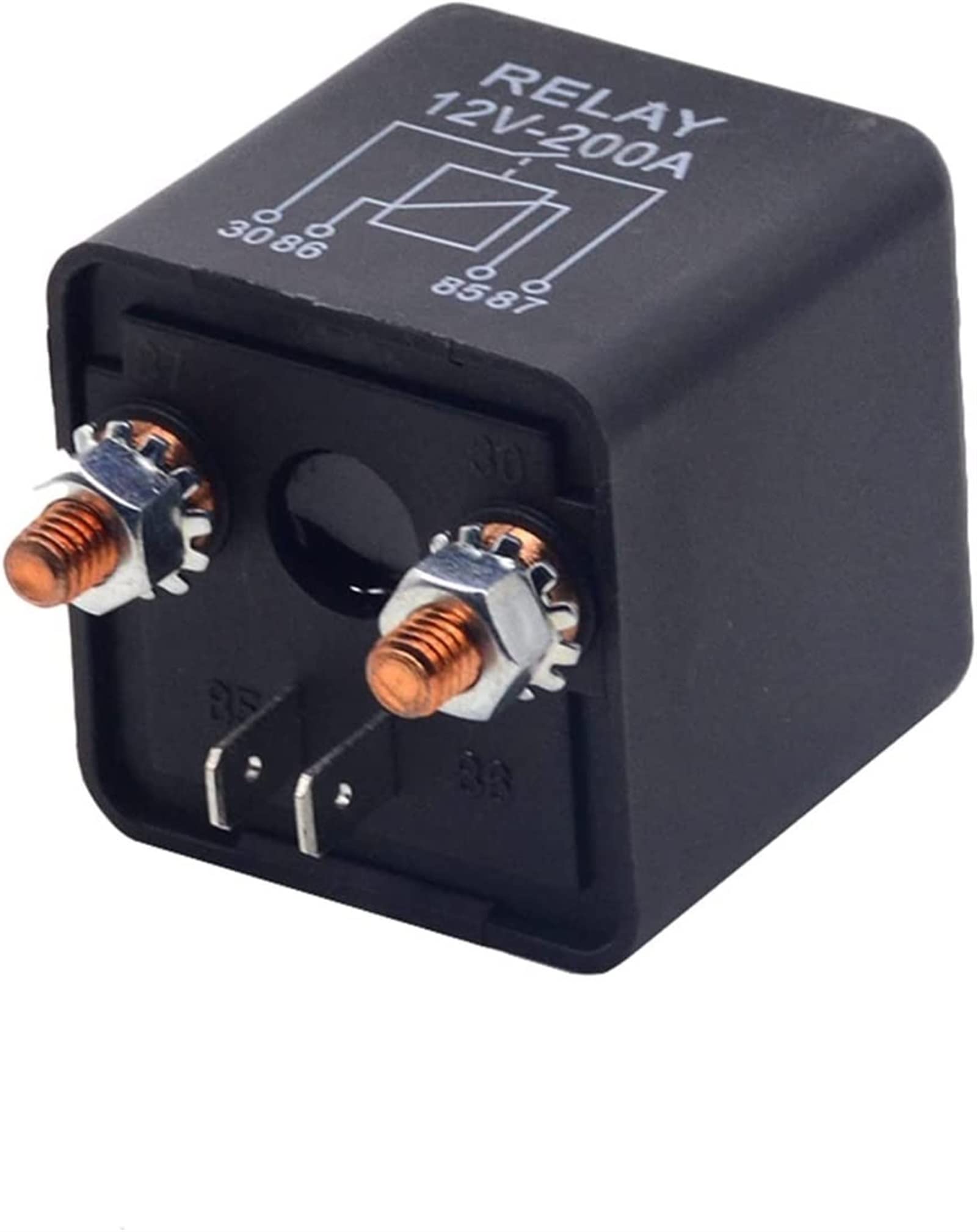 AERBNYEQP Relay New Car Truck Motor Automotive high Current 12V/24V 200A 2.4W Continuous Type car relays(12V)