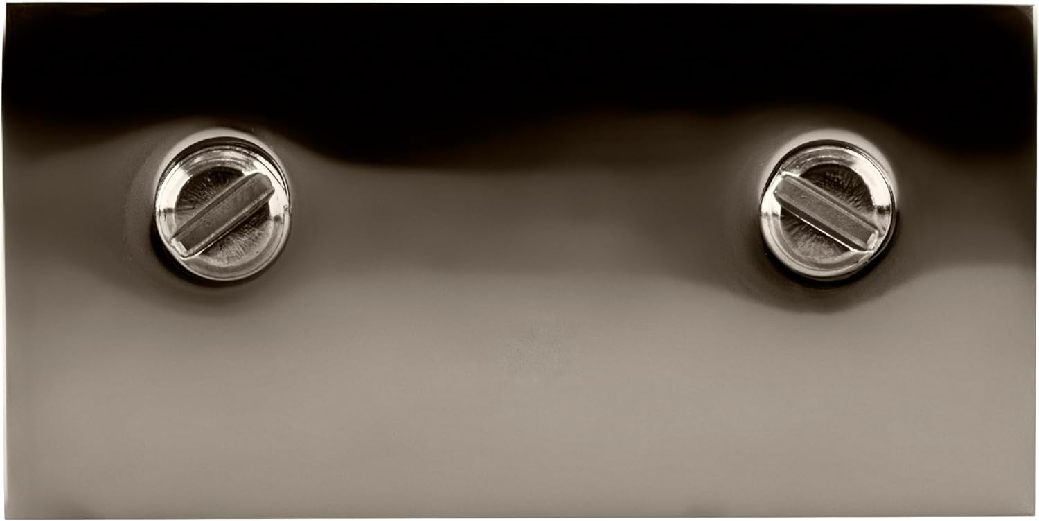 C.R. LAURENCE NDC4PN CRL Polished Nickel No-Drill Fixed Panel Glass Clamp