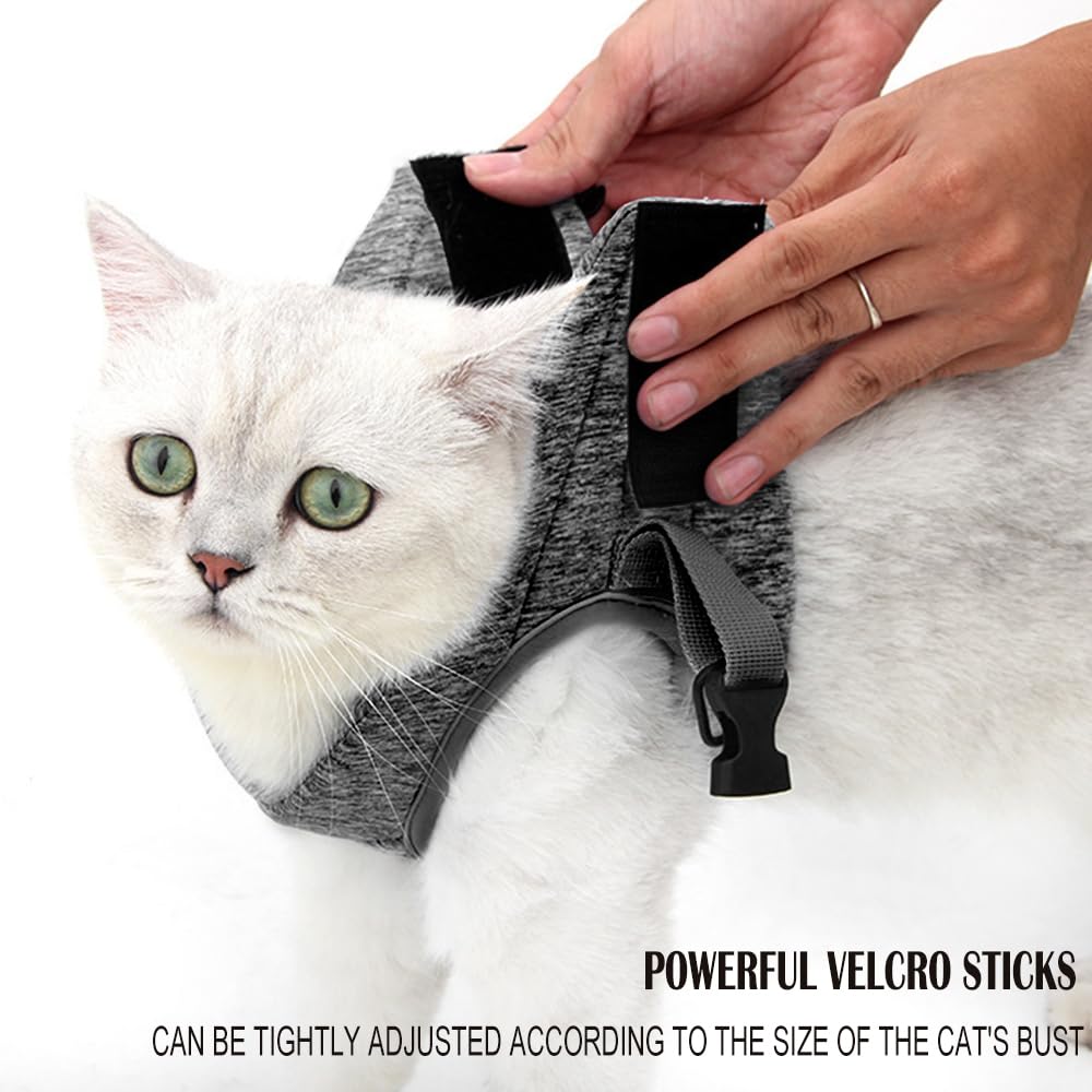 Pettorina Gatto Traspirante Antifuga Chiusura Velcro Regolabile